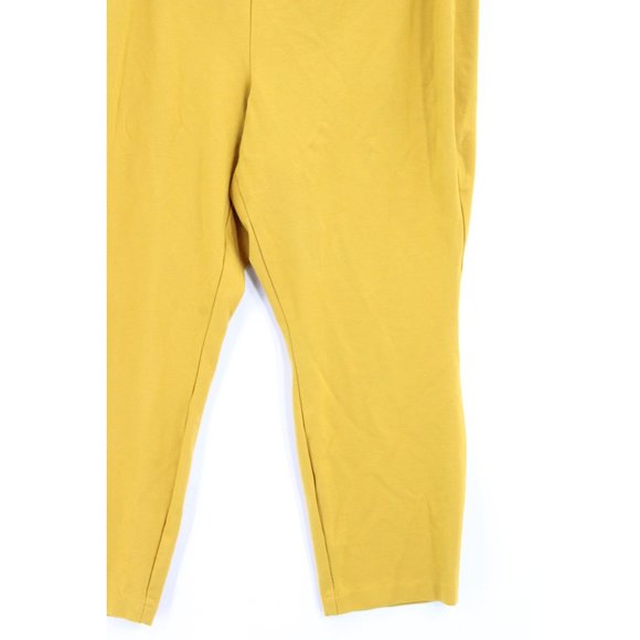 Jules & Leopold Pants Womens Plus Gold High Rise Pull On Polyester Blend 20W - Picture 4 of 9